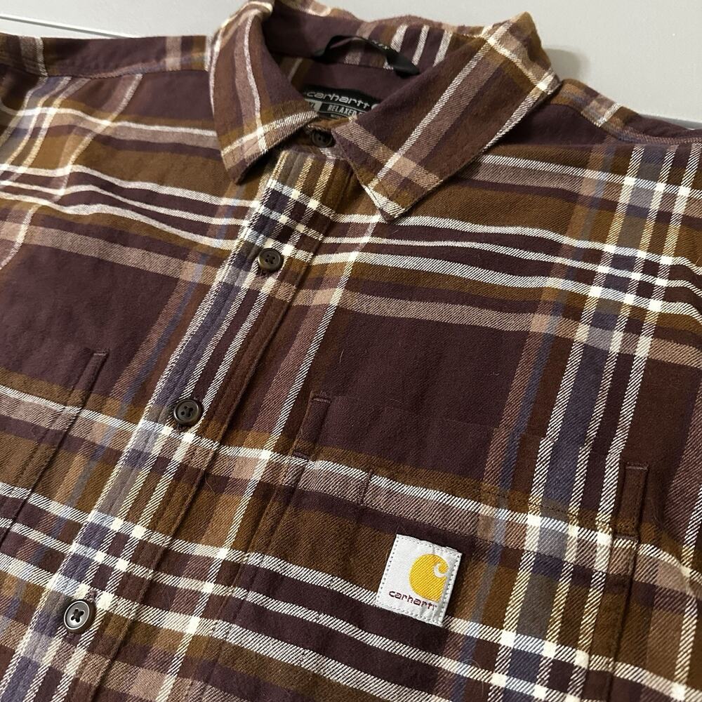 Carhartt Men’s Rugged Flex 2XLT Flannel.